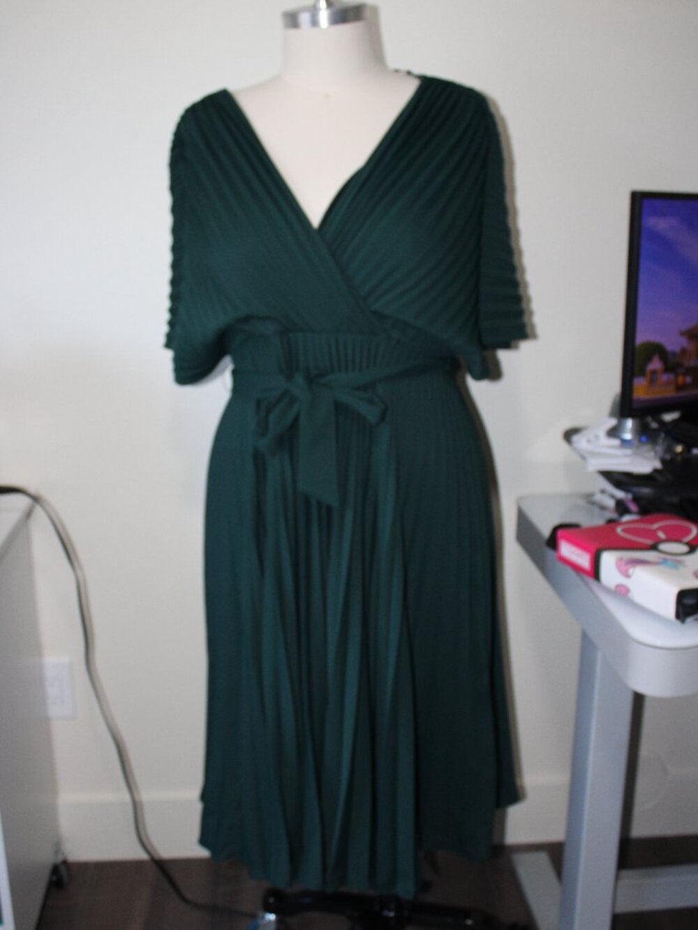 DKNY green dress